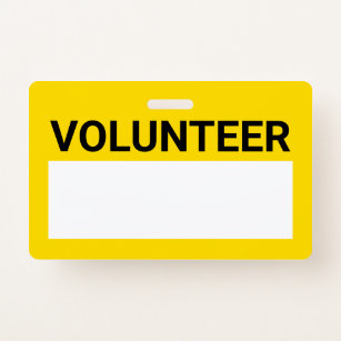 Volunteer Id Card Design